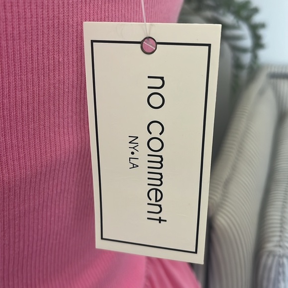 NWT  No Comment Pink Dress size small - Picture 4 of 5